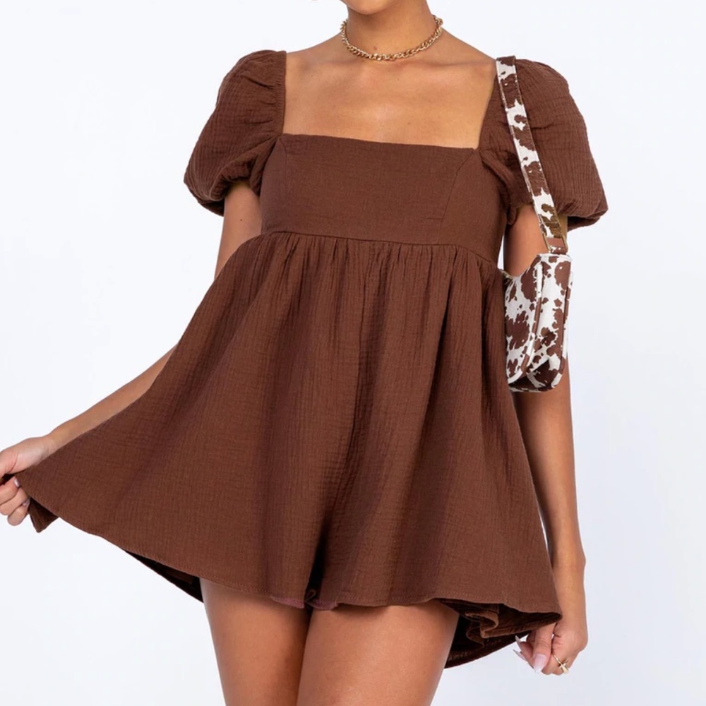LORNA ROMPER BROWN